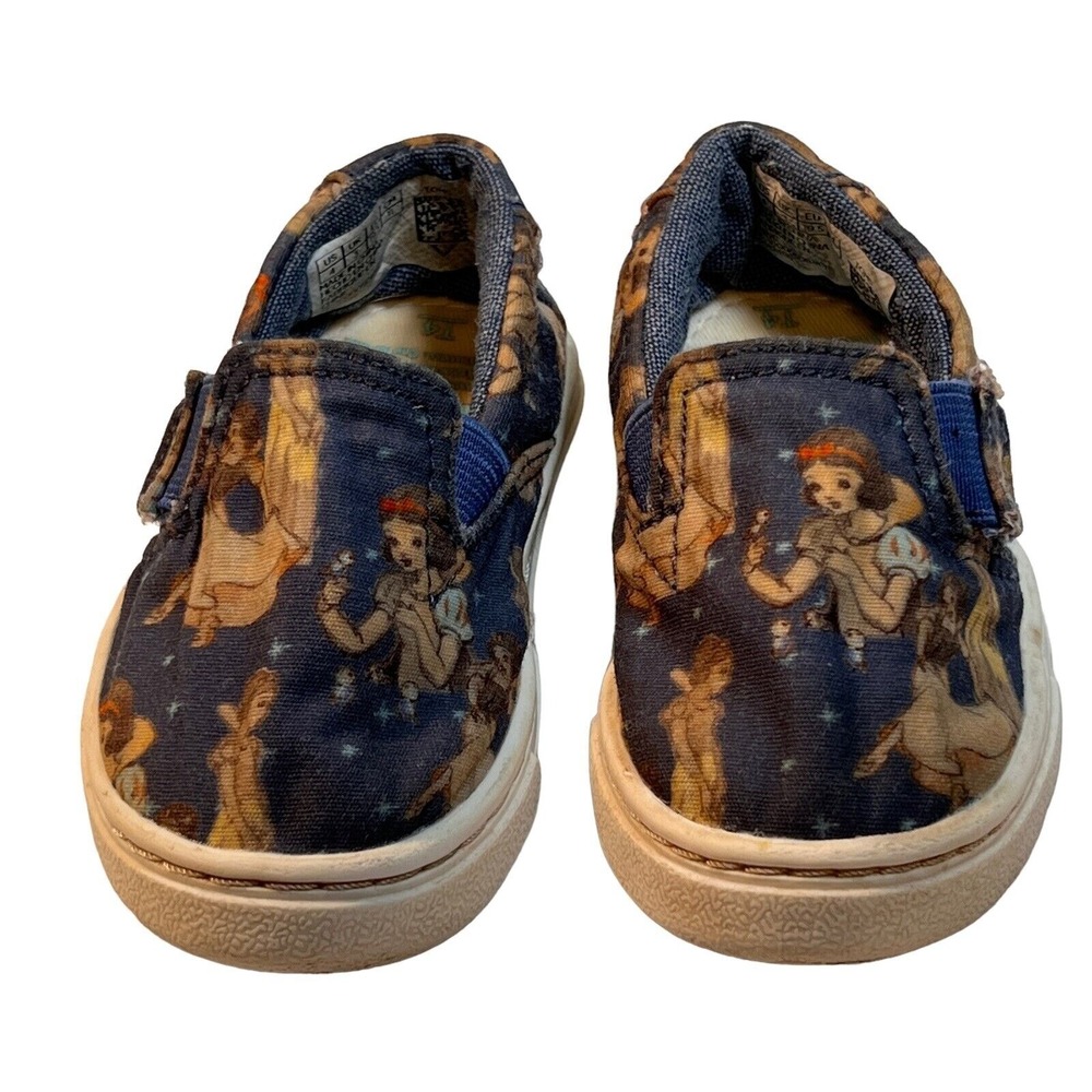 Tiny Toms X Disney Snow White Luca Loafers Slip On Shoes Infant Size 4 Blue